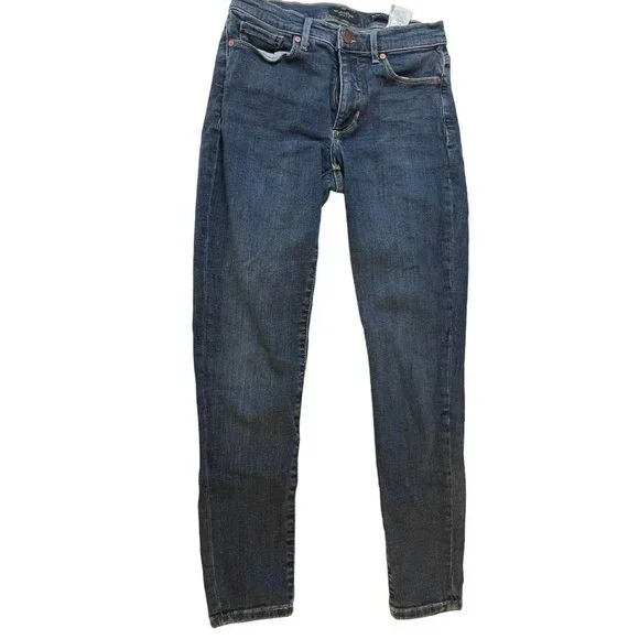 Banana Republic Womens Jeans Skinny Leg S/493416 Premium Denim Mid Rise  Blue 27